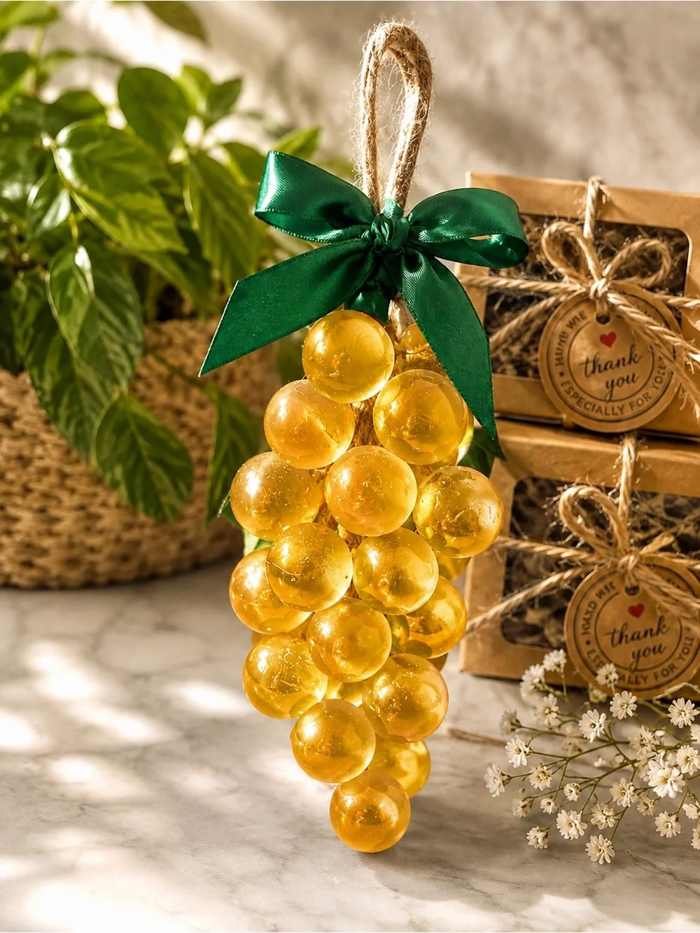 Golden Grape Hanging Hand Soap - Women Bath & Body